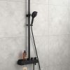 Čierna kúpeľňová sprcha ZX34