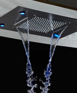 LED Stropná Sprcha S304 - Čierna