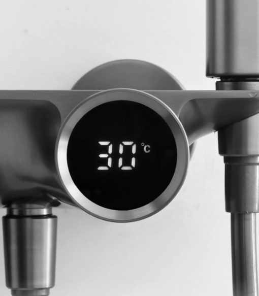 Grafitový termostatický sprchový set - ZDL30