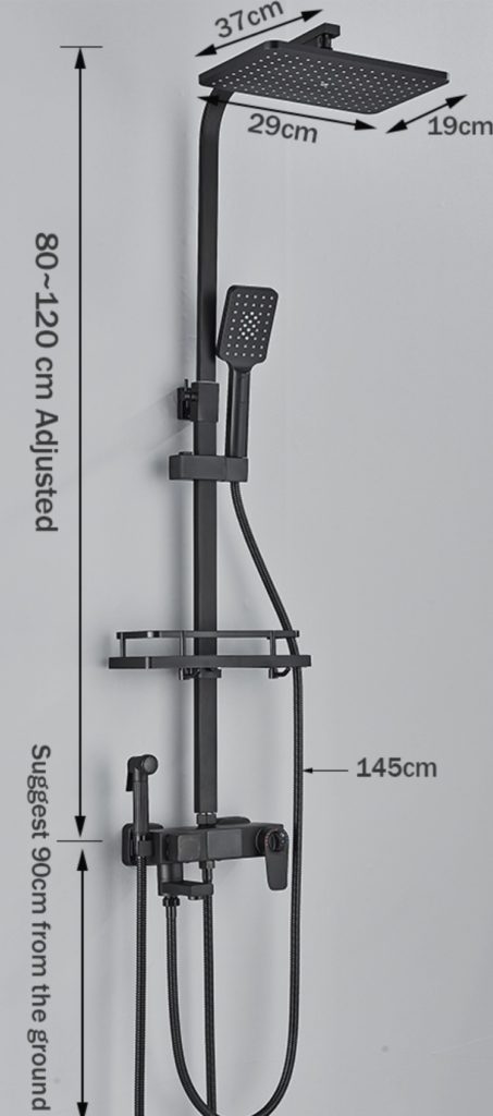 Termostatický sprchový set Regn