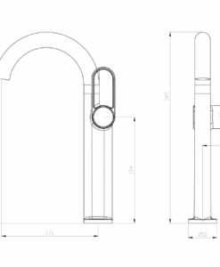 Elegantná kúpeľňová batéria - Sipuo