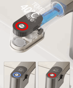 Futuristická umývadlová LED batéria - Irkavu