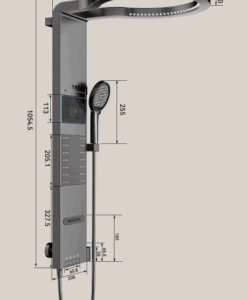 Multifunkčný sprchový set s displejom - Tilva