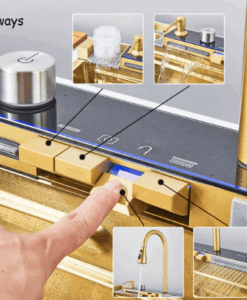 Dizajnový kuchynský set s displejom – Rantavii