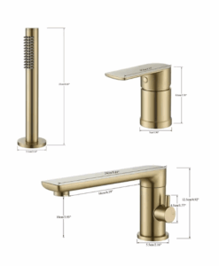 Vaňová batéria s ručnou sprchou – Aalravi