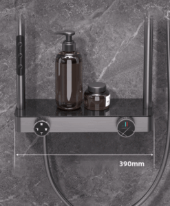 Grafitový sprchový set - Sumkaari